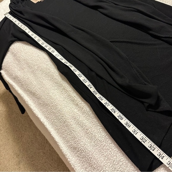 CHASER Black LA Love Knit Open Cardigan - Picture 8 of 14